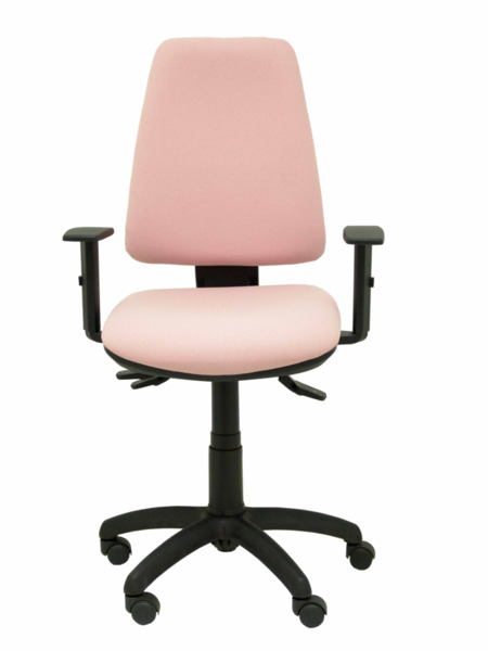 Silla de oficina Elche S bali rosa pálido brazos regulables (2)