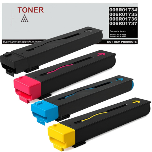 006R01734 006R01735 006R01736 006R01737 pack 4 toner multicolor compatible con Xerox PrimeLink C9065 C9070
