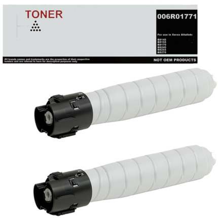 006R01771 pack 2 toner negro compatible con Xerox Altalink B8145 B8155 B8170 B8245 B8255 B8270