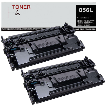 056L pack 2 toner negro compatible con Canon 3006C002