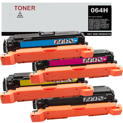 064H pack 4 toner compatible con Canon 4938C001 4936C001 4934C001 4932C001