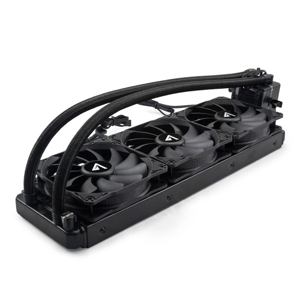 Abysm Atlantico 360 Kit de Refrigeracion Liquida - 3 Ventiladores de 120mm - Bomba 2300rpm - Tubos de 460mm - Color Negro