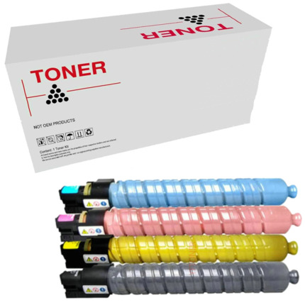 Aficio MP-C4502 MP-C5502 TYPE5502E pack 4 toner generico Ricoh 841683/841751 841686/841754 841685/841753 841684/841752