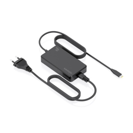 Aisens Cargador de Portatil GaN USB-C/PD 45W - Cable de 1.80m - Color Negro