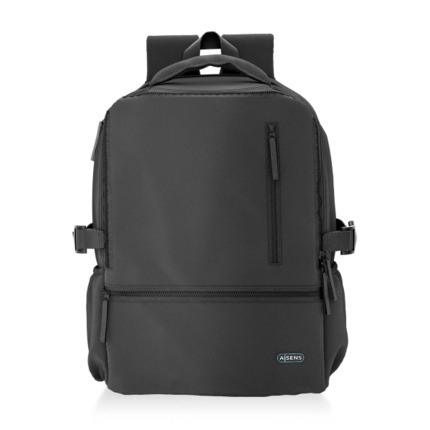 Aisens Mochila Deportiva Repelente al Agua para Portatil 15,6" - Color Negro