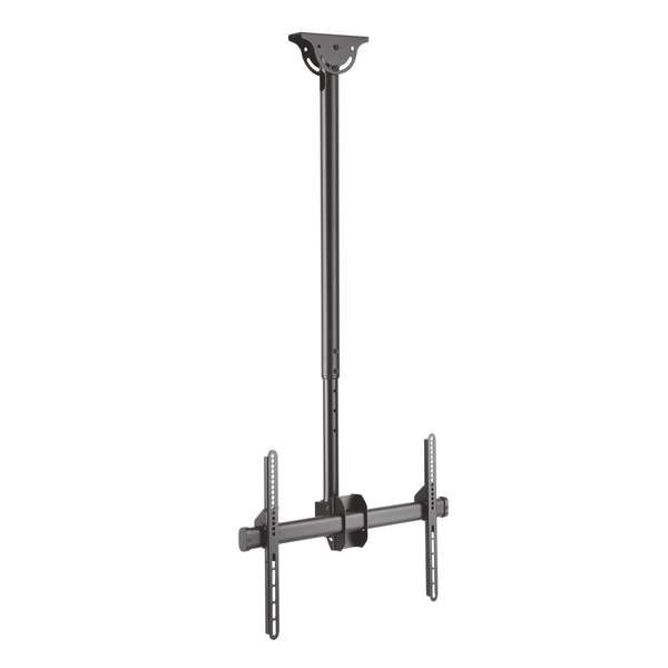 Aisens Soporte de Techo Giratorio - Inclinable - Extensible y Nivelable (TV 37â-70â) - Color Negro