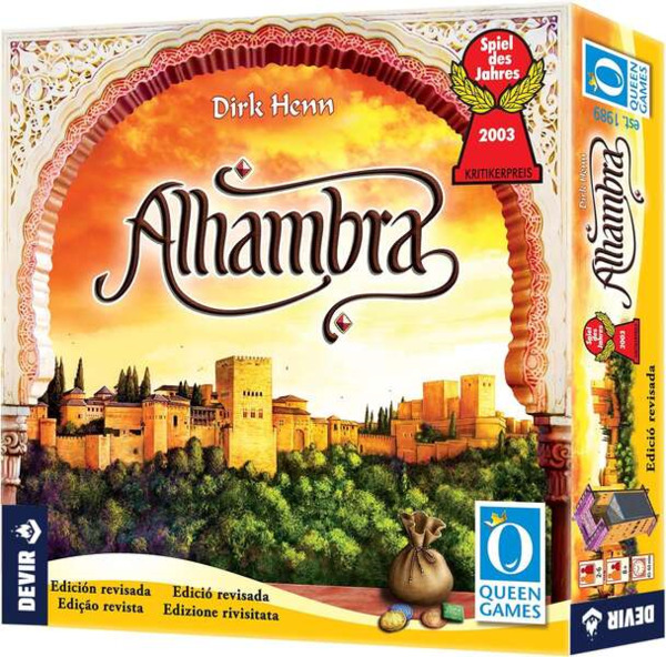 Alhambra Ed. 2020 Juego de Tablero - Tematica Historia/Mediaval - De 2 a 6 Jugadores - A partir de 8 Años - Duracion 45-60min.