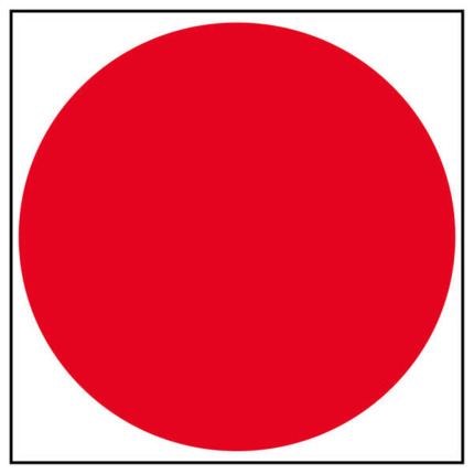 Apli Etiqueta SeÃ±alizacion Punto Rojo Especial Cristal 1 U.