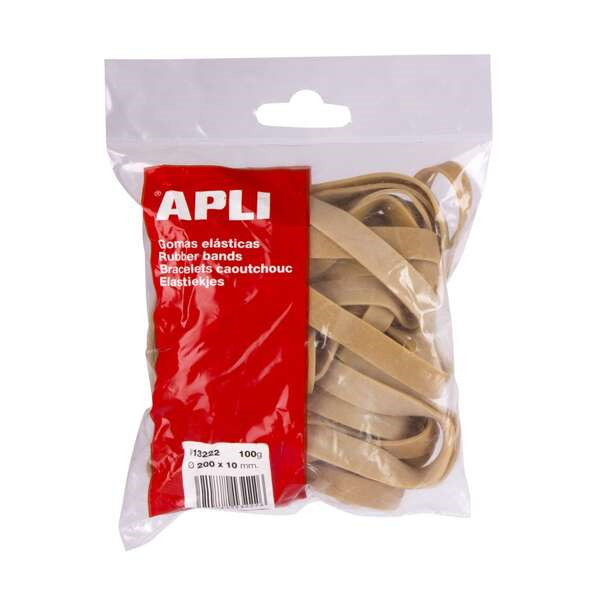 Apli Gomas Elasticas à 200 x 10 mm - Alta Calidad - Bolsa con 100g