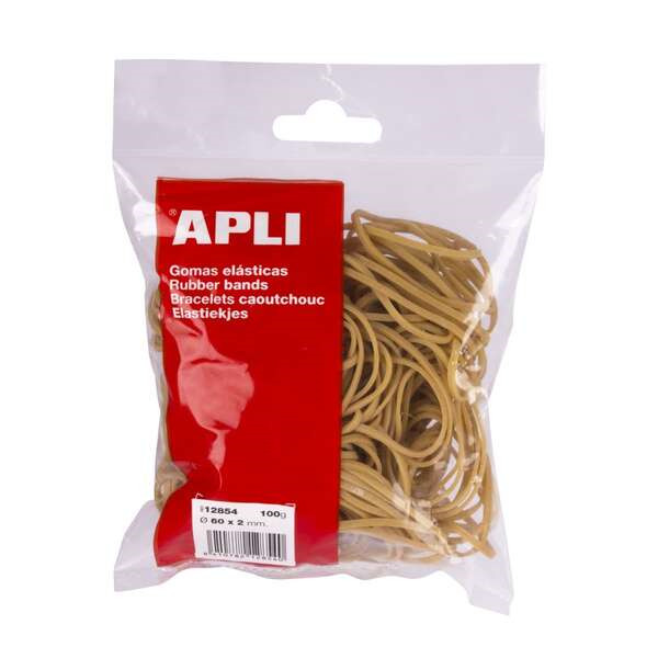 Apli Gomas Elasticas Ã 60 x 2 mm - Alta Calidad - Bolsa con 100g