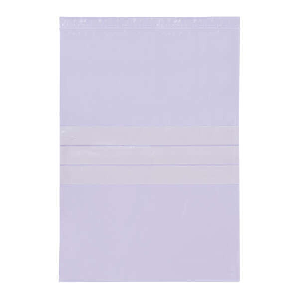 Apli Pack de 100 Bolsas con Zip Auto Cierre Transparentes 250 x 350mm - Material LDPE - Cierre Seguro y Facil Manipulacion - Uso