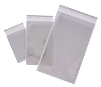 Apli Bolsas Polipropileno Transparente 250x330mm con Cierre Adhesivo - Galga 120 - Alta Resistencia y Flexibilidad - Uso Alimenticio