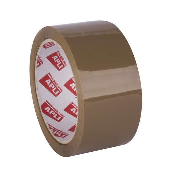 Apli Precinto Acrilico Marron - PP - Brillante - 48 mm x 66 m 25 üm