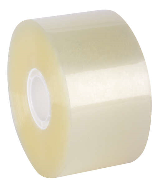 Apli Precinto Compact sin Ruido Pp Acrilico Transparente 50mm x 132m - Facil de Cortar - Adhesivo Fuerte - Resistente al Desgarr