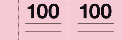 Apli Talonario Guardarropa 1-100 - Numeracion Del 1 al 100 - Papel Autocopiativo - TamaÃ±o A-990 - Blanco