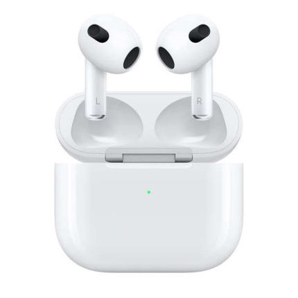Apple AirPods 3Âª Gen Auriculares Inalambricos Bluetooth 5.0 - 2 Microfonos - Control de Sensor de Presion - Autonomia hasta 6h
