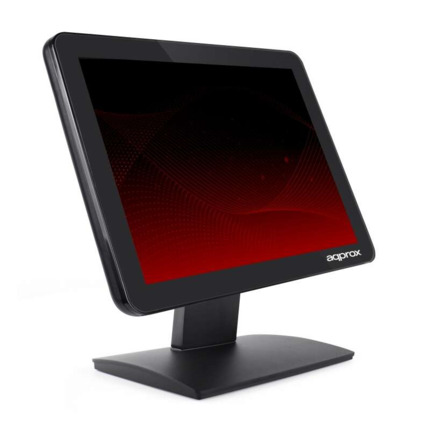 Approx Monitor Tactil Capacitivo 15" para TPV 1024 x 768 - Respuesta 5ms - Angulo de Vision H 160Âº V 140Âº - USB, VGA - Compatible con VESA