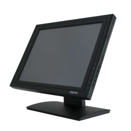Approx Monitor Tactil LED 15" para TPV 1024 x 768 - Respuesta 5ms - Angulo de Vision 160Âº - USB, VGA - VESA