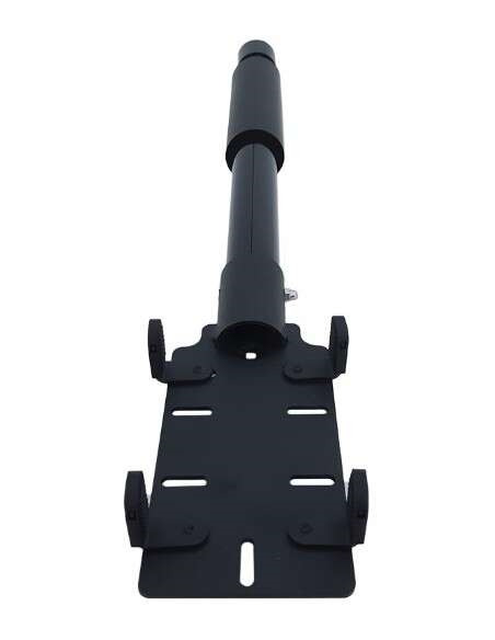 Approx Soporte para Datafono con Brazo Extensible - Longitud 40cm - Zona Engomada y Clips de Sujecion - Gestion de Cables