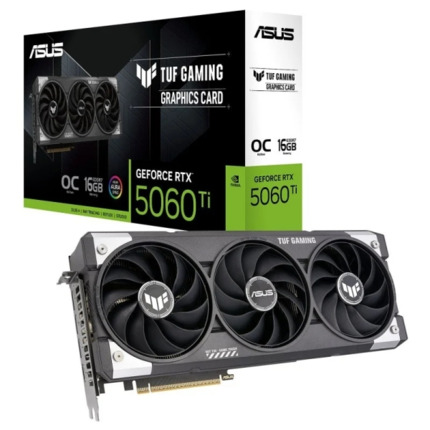 Asus GeForce RTX 5060 Ti TUF Gaming OC Tarjeta Grafica 16GB GDDR7 Reflex 2 RTX AI DLSS4