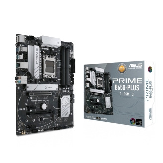 Asus Prime B650-PLUS-CSM Placa Base AMD5 4x DDR5 - HDMI, M.2, PCIe 4.0, 4x Sata III, USB 2.0, 3.2, DisplayPort, Factor ATX