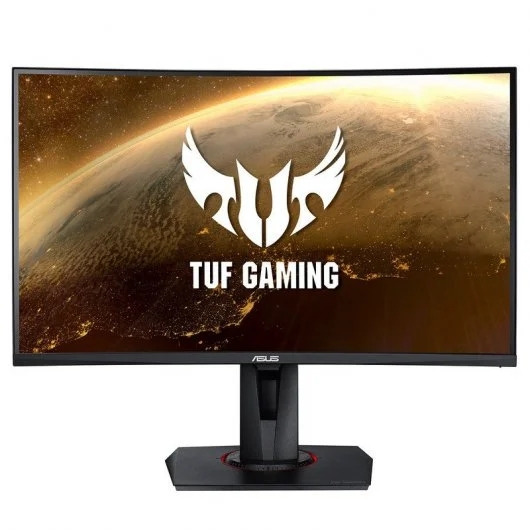 Asus TUF Gaming Monitor Curvo 27" LED FullHD 165Hz FreeSync Premium - Respuesta 1ms - Altavoces Incorporados - Ajustable en Altu