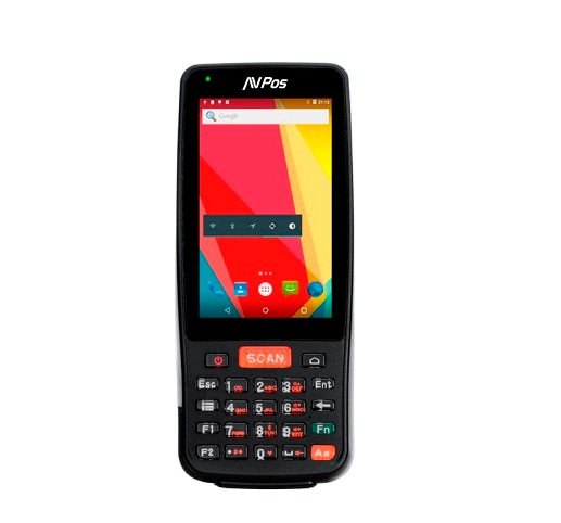 AVPos Capturador PDA DC41 4" QuadCore - 2GB - 16GB - WIFI BT NFC 4G  - 4000mAh - Escaner de Codigos de Barras 2D