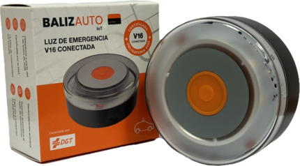 Balizauto IoT Baliza de Señalizacion de Emergencia V16 Conectada con DGT - Proteccion IP54 - Datos hasta Enero 2038