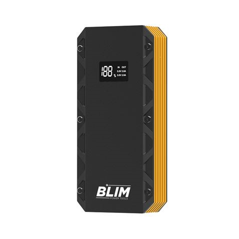 Blim BL0432 Arrancador de Baterias 3 en 1 - 8000mAh - Arranque 12V - Powerbank - Linterna - Proteccion Contra Cortocircuitos, So