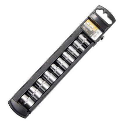 Blim Juego de Llaves de Vaso - Medida: 5, 6, 7, 8, 9, 10, 11, 12, 13, 14mm - Tamaño 1/4 - Versatil y Resistente - Color Negro