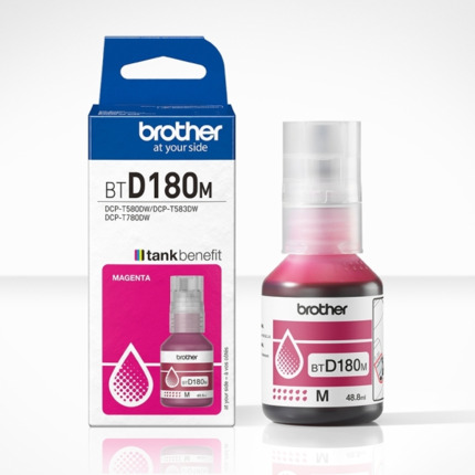 Brother BTD180M Magenta Botella de Tinta Original - BTD180M