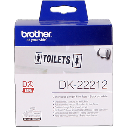 Brother DK-22212 Etiquetas Cinta continua, 62 mm x 15,24 m original