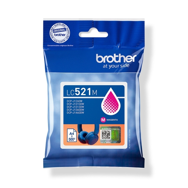 Brother LC521M Magenta Cartucho de Tinta Original - LC521M