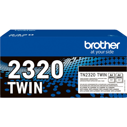 Brother multipack negro TN-2320TWIN 2320 ~2600 pag original
