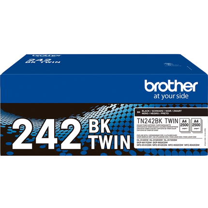Brother multipack negro TN-242BKTWIN 242 ~2500 pag original