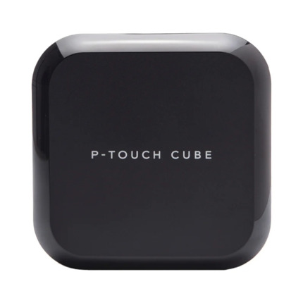 Brother PT-P710BT Cube Rotuladora Electronica Portatil Bluetooth USB - Resolucion 180ppp - Velocidad 20mms - Bateria Recargable - Color Negro