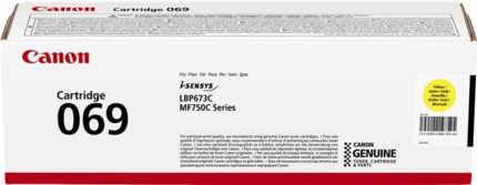 Canon 069 Amarillo Cartucho de Toner Original - 5091C002