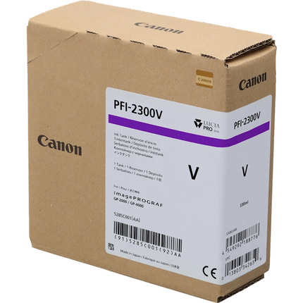 Canon cartucho de tinta Violeta PFI-2300v 5285C001 330ml original