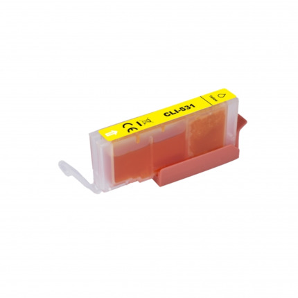 Compatible Canon CLI531 Amarillo Cartucho de Tinta - Reemplaza 6121C001/CLI531Y