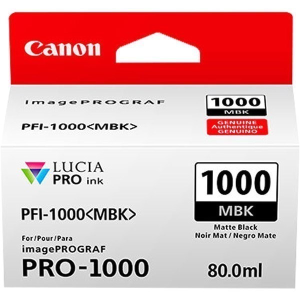 Canon PFI-1000mbk (0545C001) tinta negro mate original