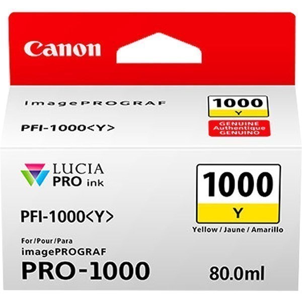 Canon PFI-1000y (0549C001) tinta amarillo original