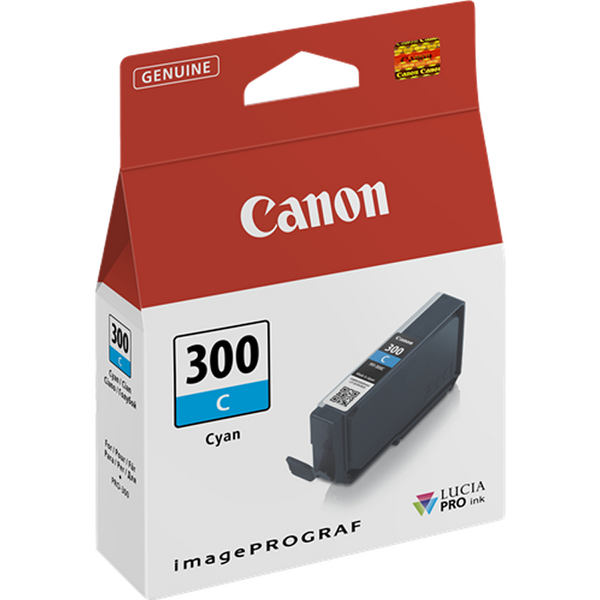 Canon PFI-300c - 4194C001 cartucho de tinta cian original
