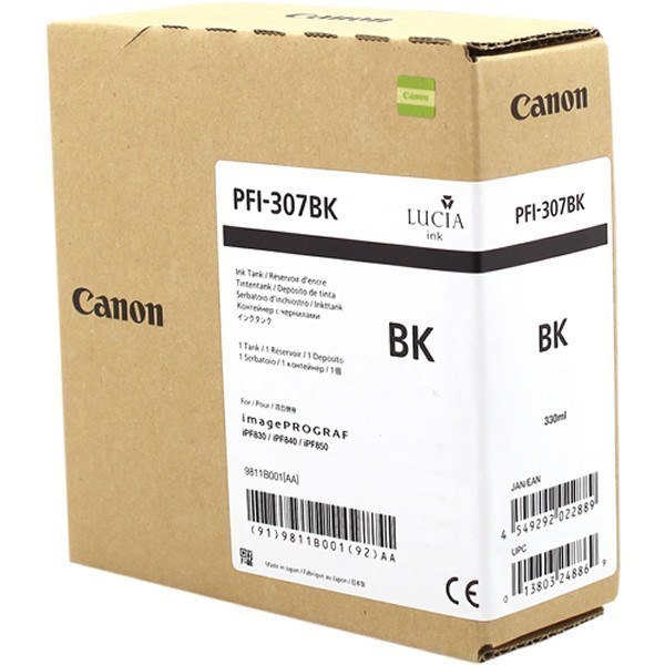 Canon PFI-307bk (9811B001) tinta negro original