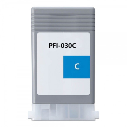 Compatible Canon PFI030 Cyan Cartucho de Tinta Pigmentada - Reemplaza 3490C001