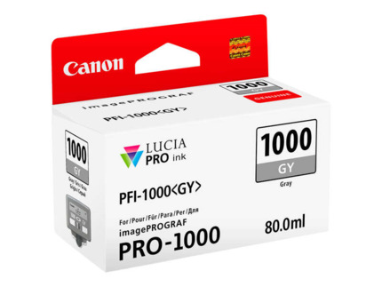 Canon PFI1000 Gris Cartucho de Tinta Original - PFI1000GY/0552C001