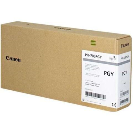 Canon PFI706 Gris Photo Cartucho de Tinta Original - 6691B001