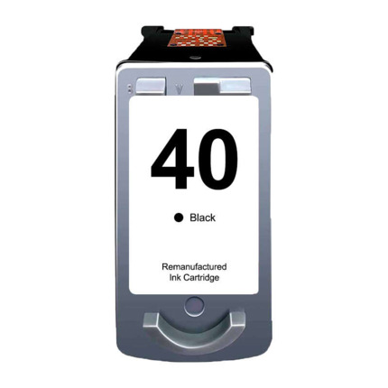 Compatible Canon PG40/PG50/PG37 Negro Cartucho de Tinta - Muestra Nivel de Tinta - Reemplaza 0615B001/0615B042/0616B001/214