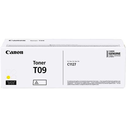 Canon toner amarillo T09 y 3017C006 ~5900 pag original
