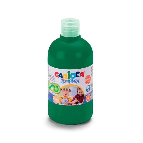 Carioca Botella de Tempera - Colores Superlavables - Faciles de Mezclar - Aplicable en Materiales Porosos - Alta Opacidad - Colo