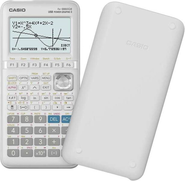 Casio FX-9860GIII Calculadora Cientifica Grafica - Pantalla de 8 Lineas - Graficas Simultaneas de Distintas Funciones - Calculo